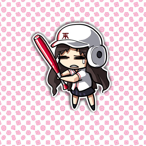Rin Baseball Hetare Chibi